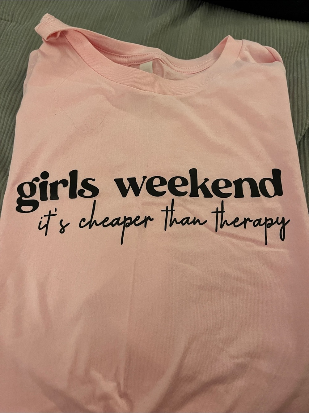 Bella Canvas Pink "Girls Weekend" Graphic Tee